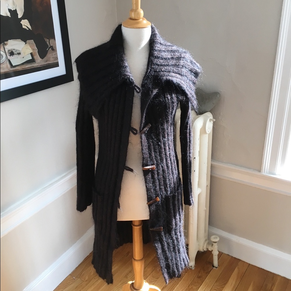LINDA ALLARD ELLEN TRACY mohair duster